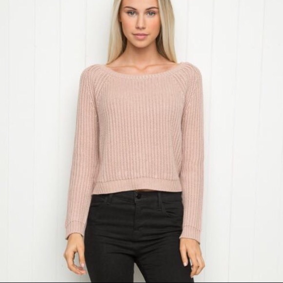 brandy melville pink sweater